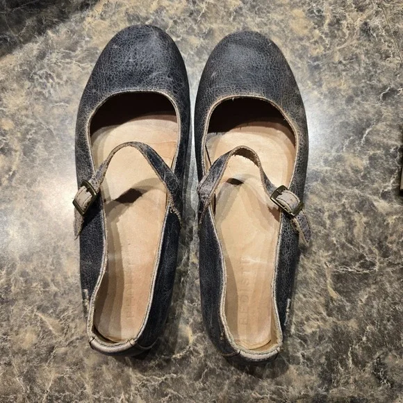 Bed Stu Shuffle III Shoes Women 7.5 Casual Comfort Mary Jane Flats Brown Leather - Picture 4 of 7